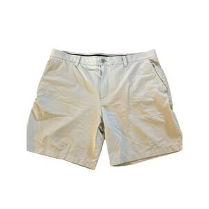 Southern Tide Brrr Shorts Mens 40 Light Gray Performance Golf Stretch